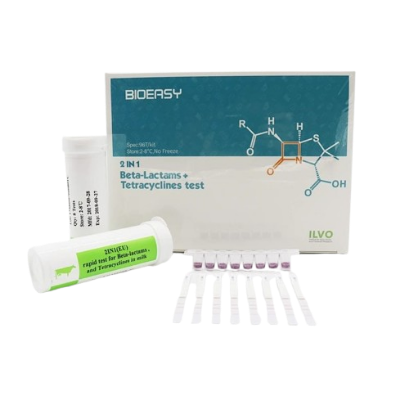 2-in-1 test for detecting antibiotics in raw milk
